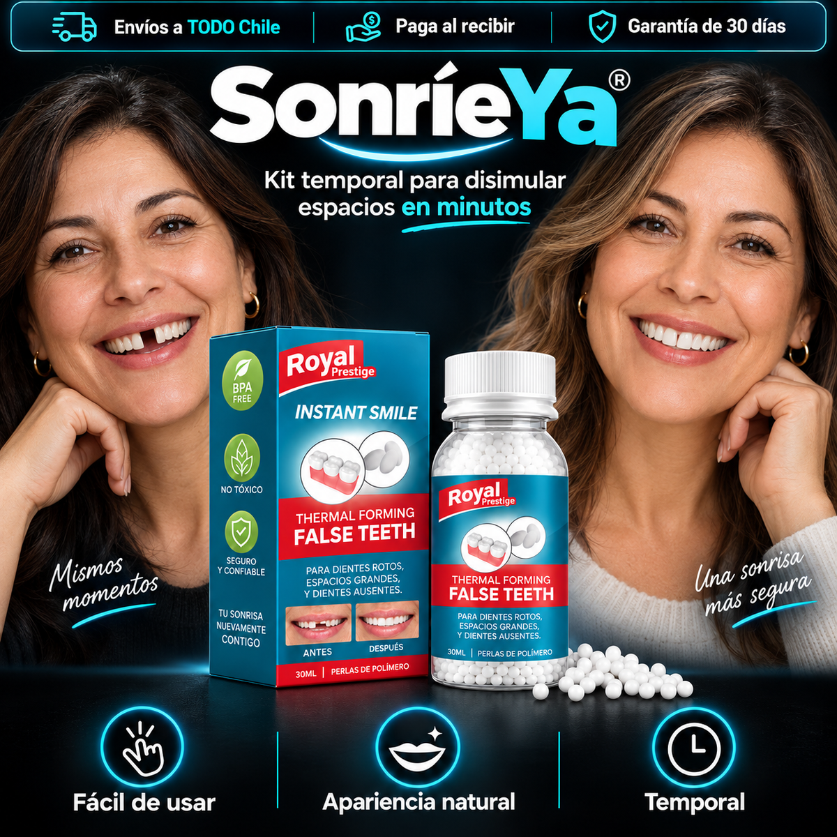 Recupera tu sonrisa en minutos con SonríeYa®