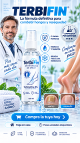 TerbiFin™ Spray Antihongos para Pies y Uñas