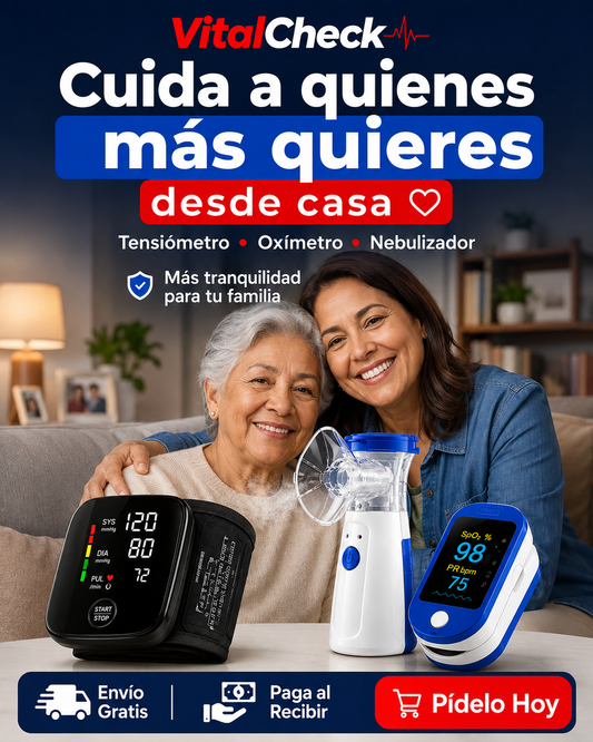 VitalCheck 3 en 1™ | Kit de Monitoreo para el Hogar