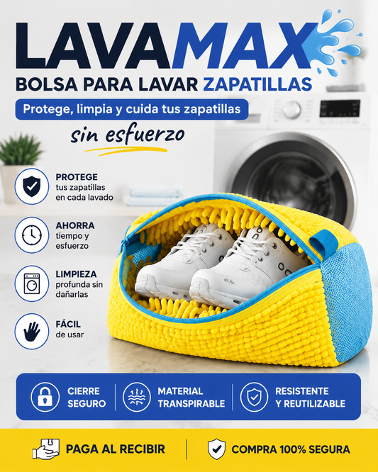 LAVAMAX™ Lavar tus zapatillas nunca fue tan facil